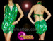 Dazzling Green Sequin Charismatic Diva Dress