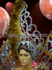 Queen Of The Night Crown Drag Queen Cabaret Fancy Feather Headdress