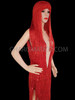 'Take Me Home' Red  Fringed Wig And Red Sequin Cher Dress
