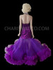 Diva Purple Drag Queen Pageant Gown With Purple Sequins And Silver Details