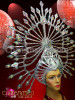 The Shining Silver Lining Crown Drag Queen Diva Headdress