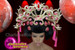 Pink Crystallised Japanese Floral Oriental Diva Show Girl Headdress