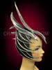 Gorgeous Black Fairy Spiny Fancy Drag Queen Diva Headdress