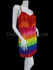 Rainbow LGBT Gay Pride Fringe Latin Dance Dress