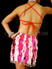 Pink And White Salsa Sequin Diva Sequin Showgirl Dress
