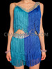 Astonishingly Latin Fringe Blue Short And Top