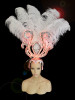 Steal The Show Led Light White Ostrich Headdress