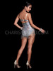 Disco Diva Silver Sequinned Leotard with Silver Beaded Fringes