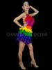 Rainbow Gay Pride Feather Flamingo Dress