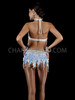 Ice Queen Delicate Sequin Bra and Mini Skirt Set