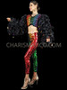 Rainbow Colored Pride Sequin Legging Style Pants