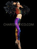 Rainbow Colored Pride Sequin Legging Style Pants