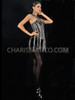 Femme Fatale Black Diva Corset With Chain-Link Fringes