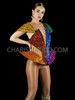 Rainbow LGBT Pride Crystallized Lady Gaga Inspired  Universe Corset