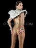 Plush Angelic Feather Showgirl Shoulder Piece
