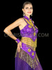 Perfectly Purple Mediterranean Nights Belly Dancing Sequin Dress