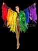 Pride Star Rainbow Organza Fringe Jacket