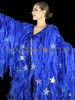 Stardust Universe Flame Ruffled Organza Show Time Coat
