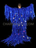 Stardust Universe Flame Ruffled Organza Show Time Coat