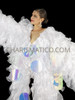 Disco Discovery Organza Drag Queen Ruffle Coat With Gigantic Sequin