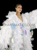 Disco Discovery Organza Drag Queen Ruffle Coat With Gigantic Sequin