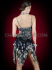 Blazing Hot Black and Silver Paillette Sequin Dress
