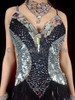 Blazing Hot Black and Silver Paillette Sequin Dress