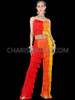 Samba Yulia-Inspired Two-piece Fringe Pants and Top