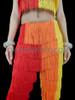 Samba Yulia-Inspired Two-piece Fringe Pants and Top