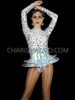 Iridescent Metallic Vinyl Corset & Sequin Bodystocking Set