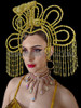 Cleopatra Golden Sequined Snake Headdress