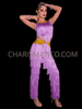 Lavender Strictly Come Dancing Fringe Dance Pants