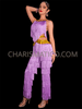 Lavender Strictly Come Dancing Fringe Dance Pants
