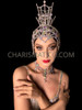 Luxurious Cabaret Diva Crystal AB Headpiece