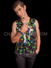 Masterful Men's Mosaic Pride Acrylic Mirror Vest