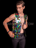 Masterful Men's Mosaic Pride Acrylic Mirror Vest