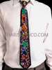 Dazzling Rainbow Sequin and Acrylic Mirrored Gay Pride Necktie