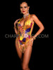 Color Explosion Sequin Rave Festival Leotard 
