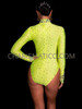 Glitz and Glam Crystal Full-Sleeve Lycra Dance Bodysuit