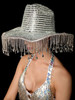 Beyonce-inspired Renaissance Mirror-Ball Cowboy Hat 