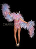 Pastel Petals Fantasy Organza Leaf Boa