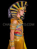 Dramatic Gold Sequined Egyptian Pharaoh Drag Queen Headdress