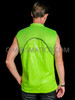 Electric Neon Green Sequin Mirror Vest