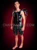 Roman Warrior-like Shield and Skirt Men Costume Set 