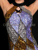 Mystic Prism High-Neck Sequin Dance Dress
