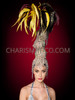 Spellbinding Stack Disco Ball Feather Headdress 