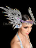 Divine Crystal-Adorned Pheonix Wing Headdress