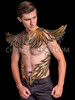 Dystopian Dragon Wings Shoulder Metallic Chest Piece