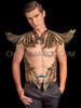 Dystopian Dragon Wings Shoulder Metallic Chest Piece