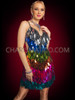 Lovely Latin-Inspired Sequin Rainbow Gay Pride Dance Dress